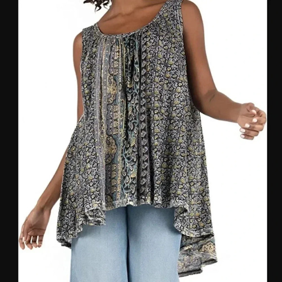 Free People Mess Around Tunic Tank - Picture 1 of 6